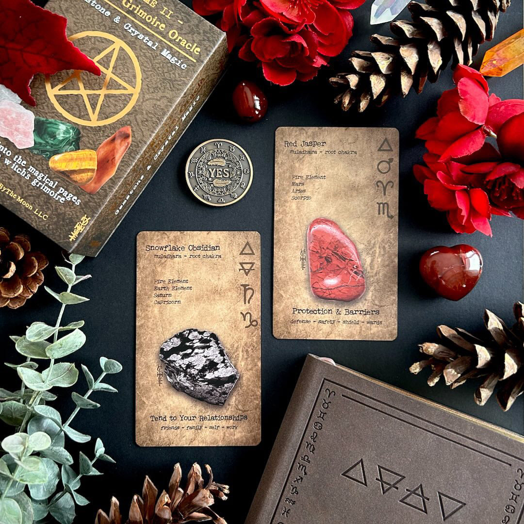 Witches Grimoire Oracle Vol 2 : Crystal & Gemstone Magic