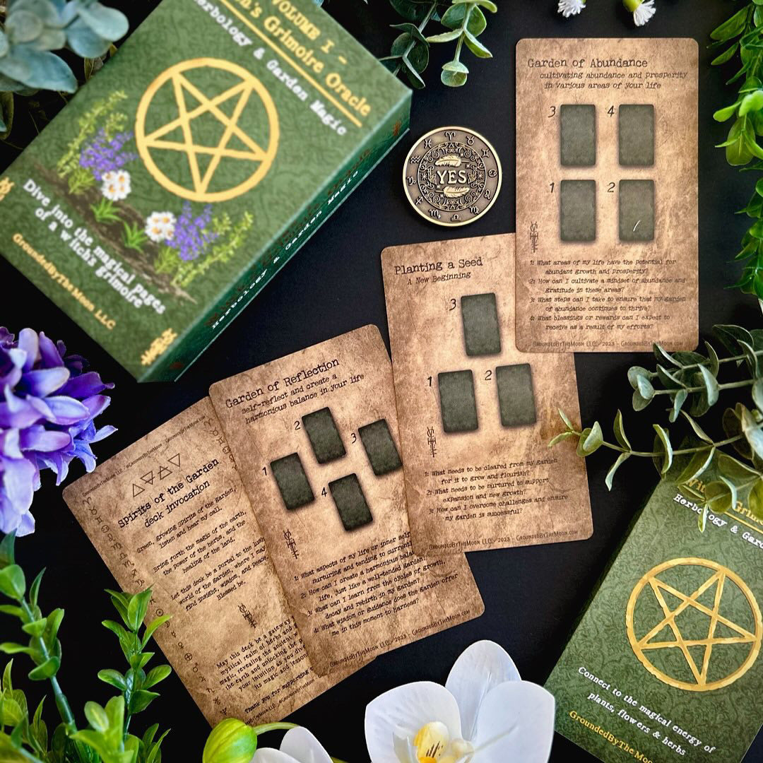 Witches Grimoire Oracle Vol 1 : Herbology & Garden Magic