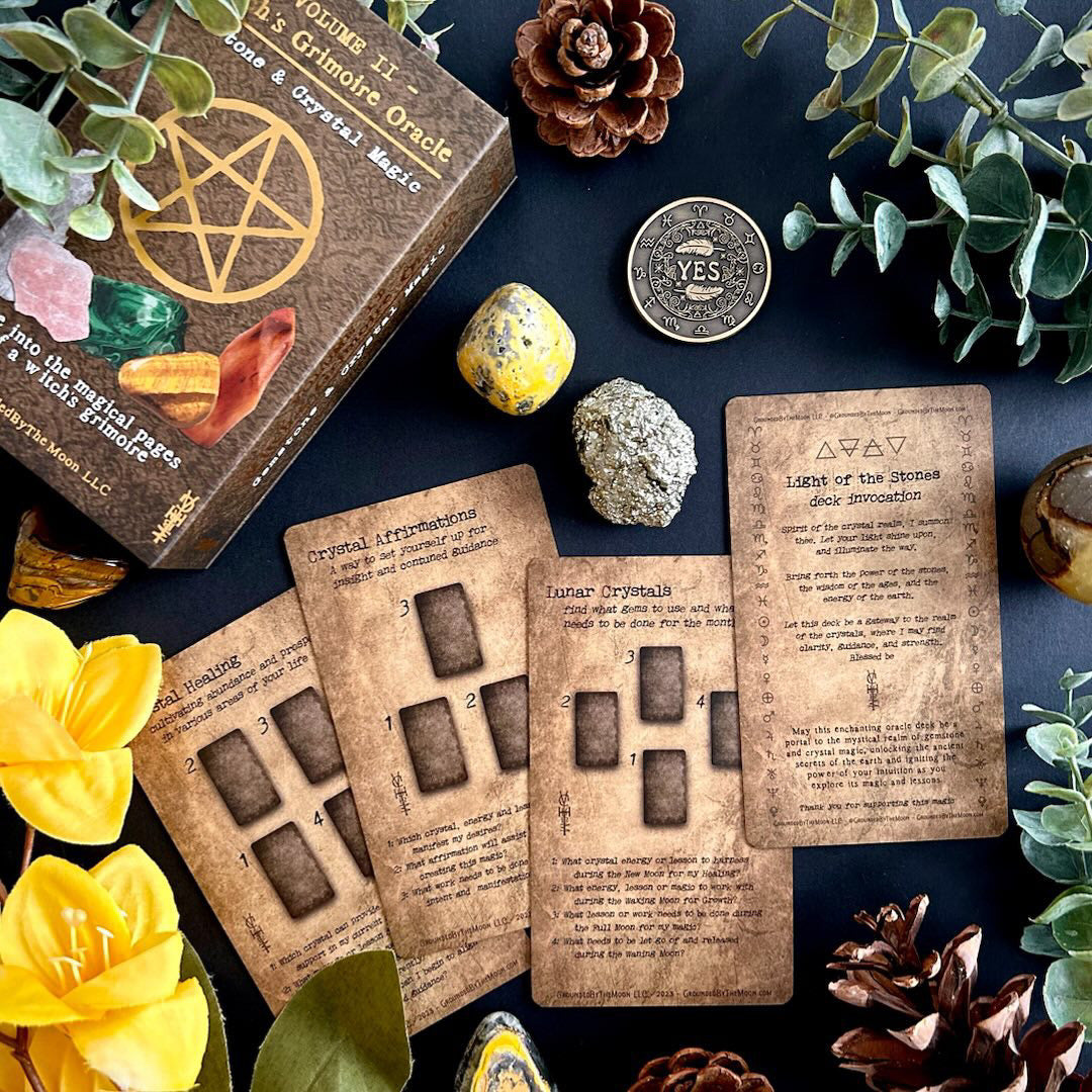 Witches Grimoire Oracle Vol 2 : Crystal & Gemstone Magic