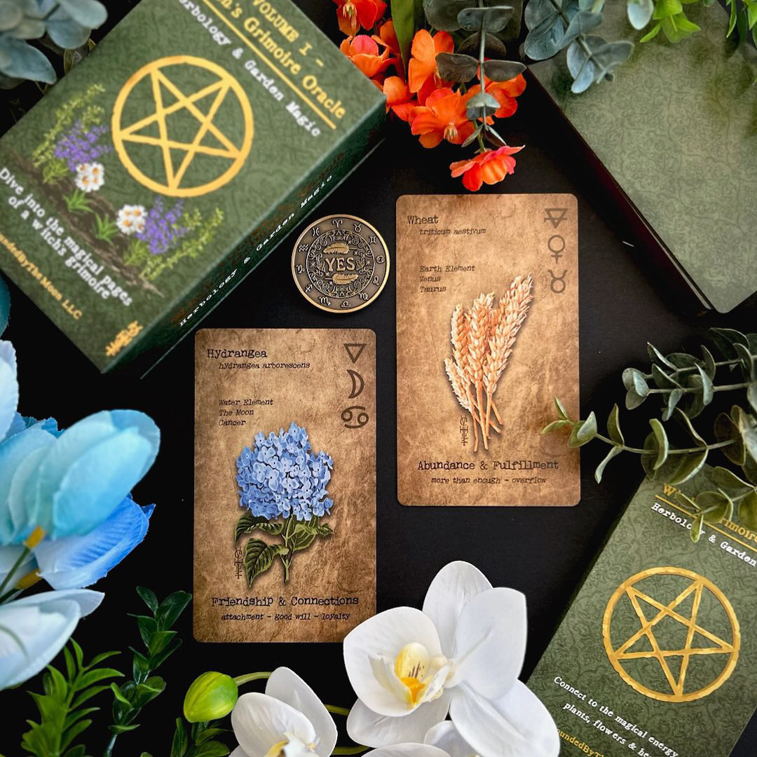 Witches Grimoire Oracle Vol 1 : Herbology & Garden Magic
