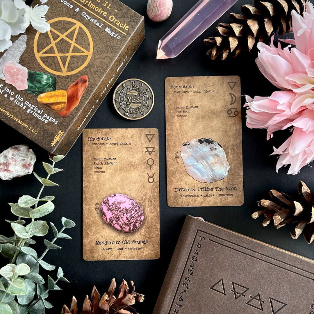 Witches Grimoire Oracle Vol 2 : Crystal & Gemstone Magic