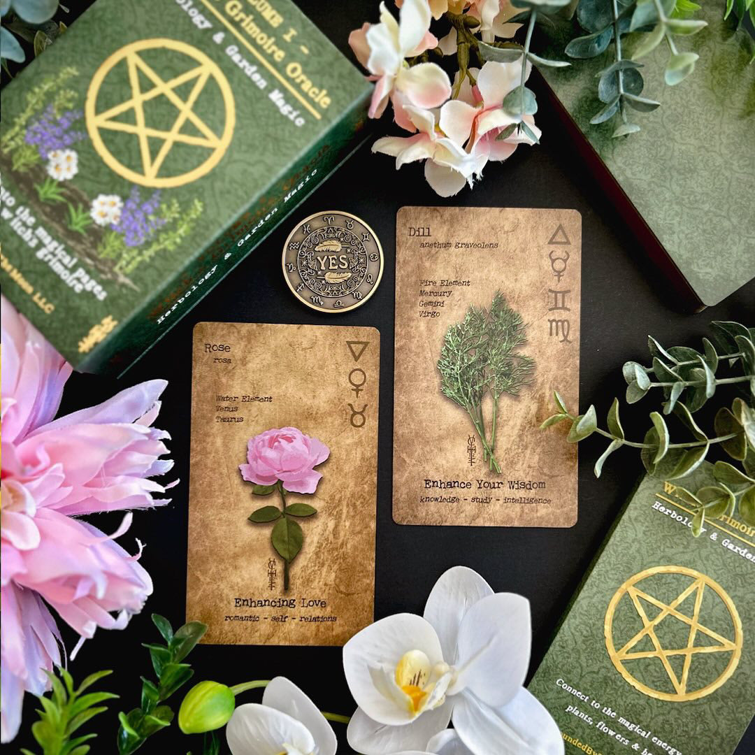 Witches Grimoire Oracle Vol 1 : Herbology & Garden Magic