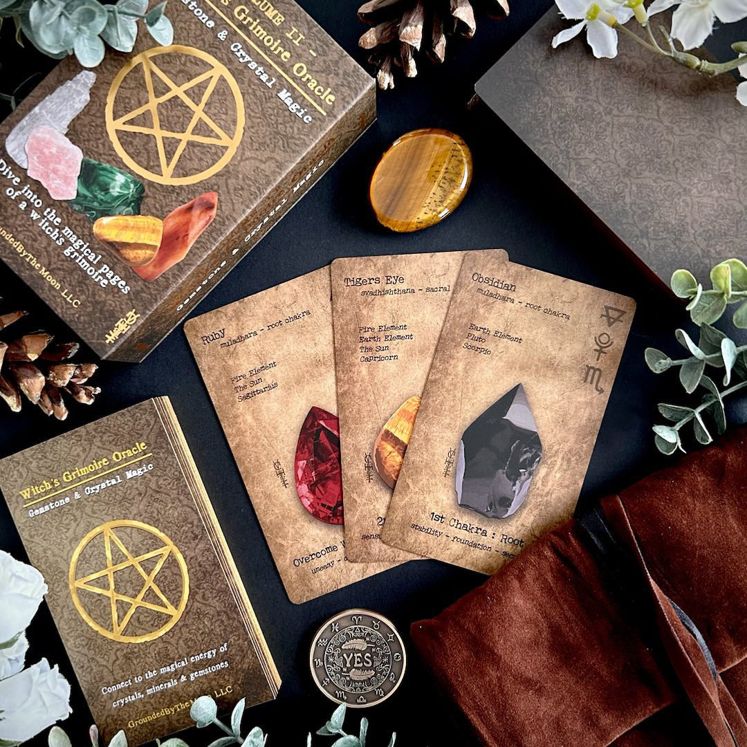 Witches Grimoire Oracle Vol 2 : Crystal & Gemstone Magic