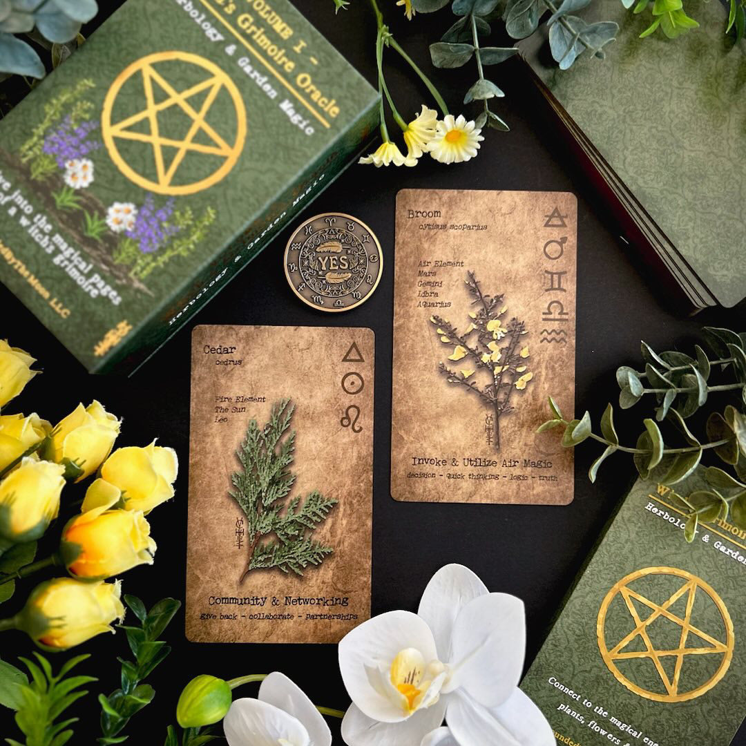 Witches Grimoire Oracle Vol 1 : Herbology & Garden Magic