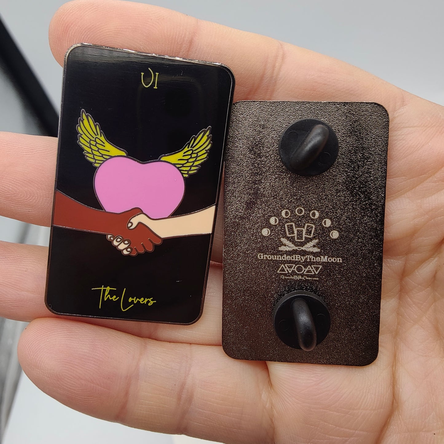 VI The Lovers Enamel Pin