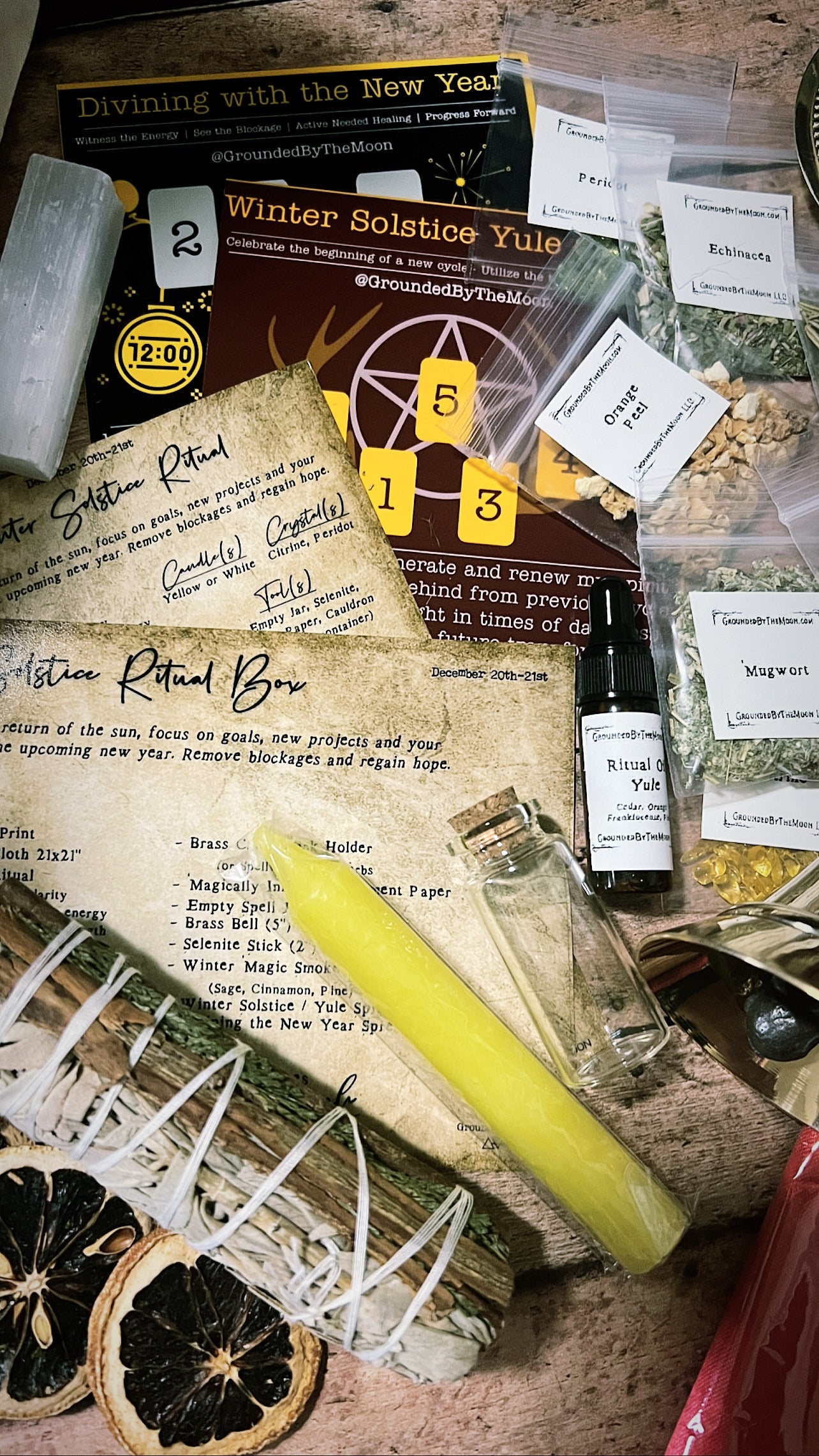 Winter Solstice Ritual Box