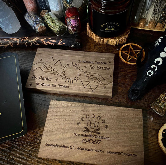Wooden Card Holder