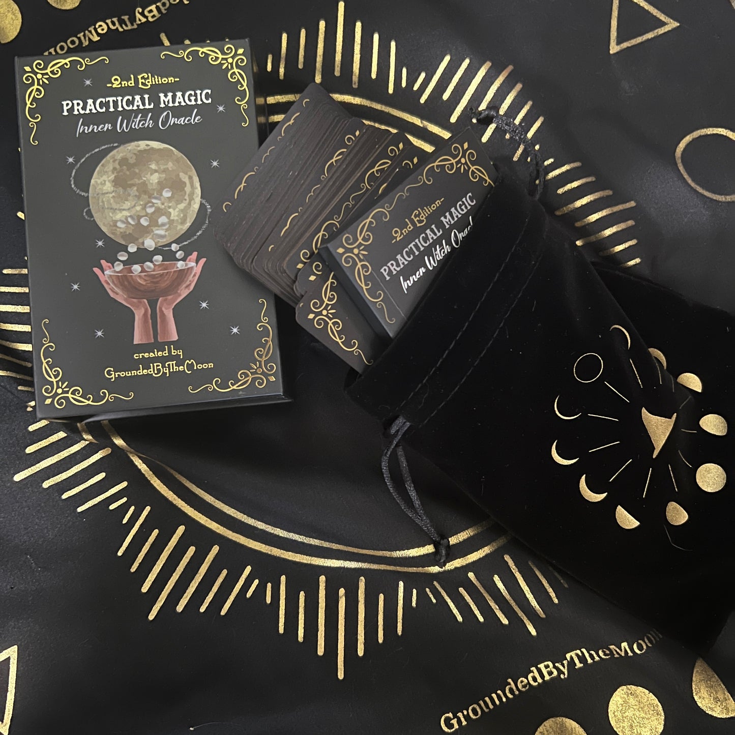 Practical Magic : Inner Witch Oracle Deck (2nd Edtion) with Drawstring Velvet Bag & Reading Cloth