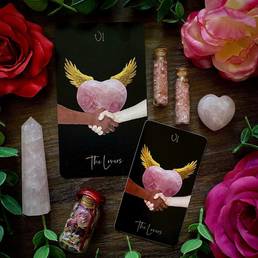 VI The Lovers Card + Sticker Set